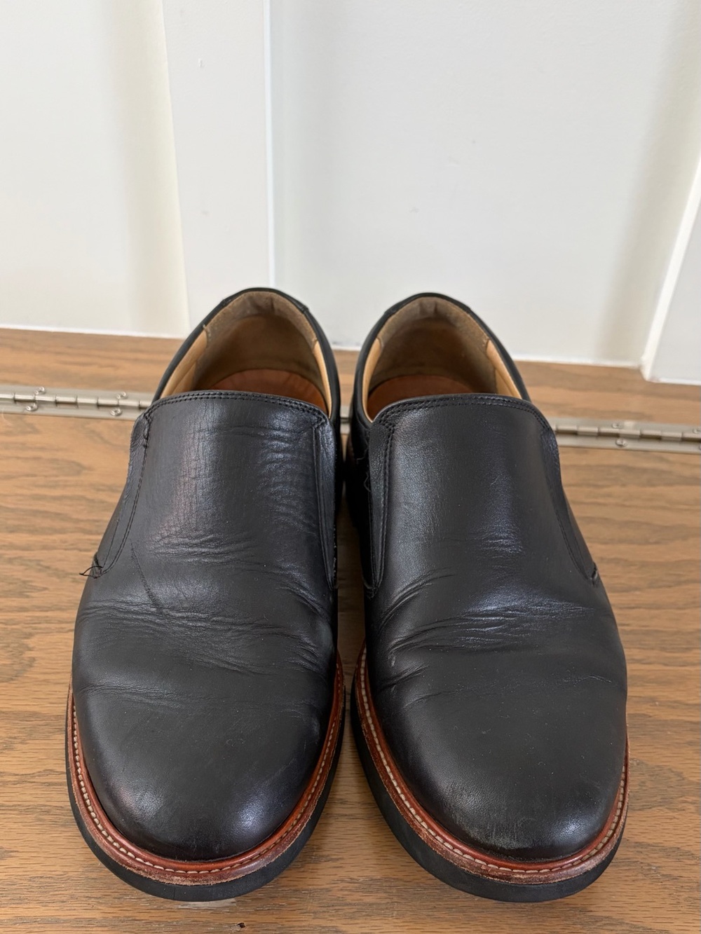 Samuel Hubbard Men’s Frequent Traveler Loafers | Black Leather | Size 10.5